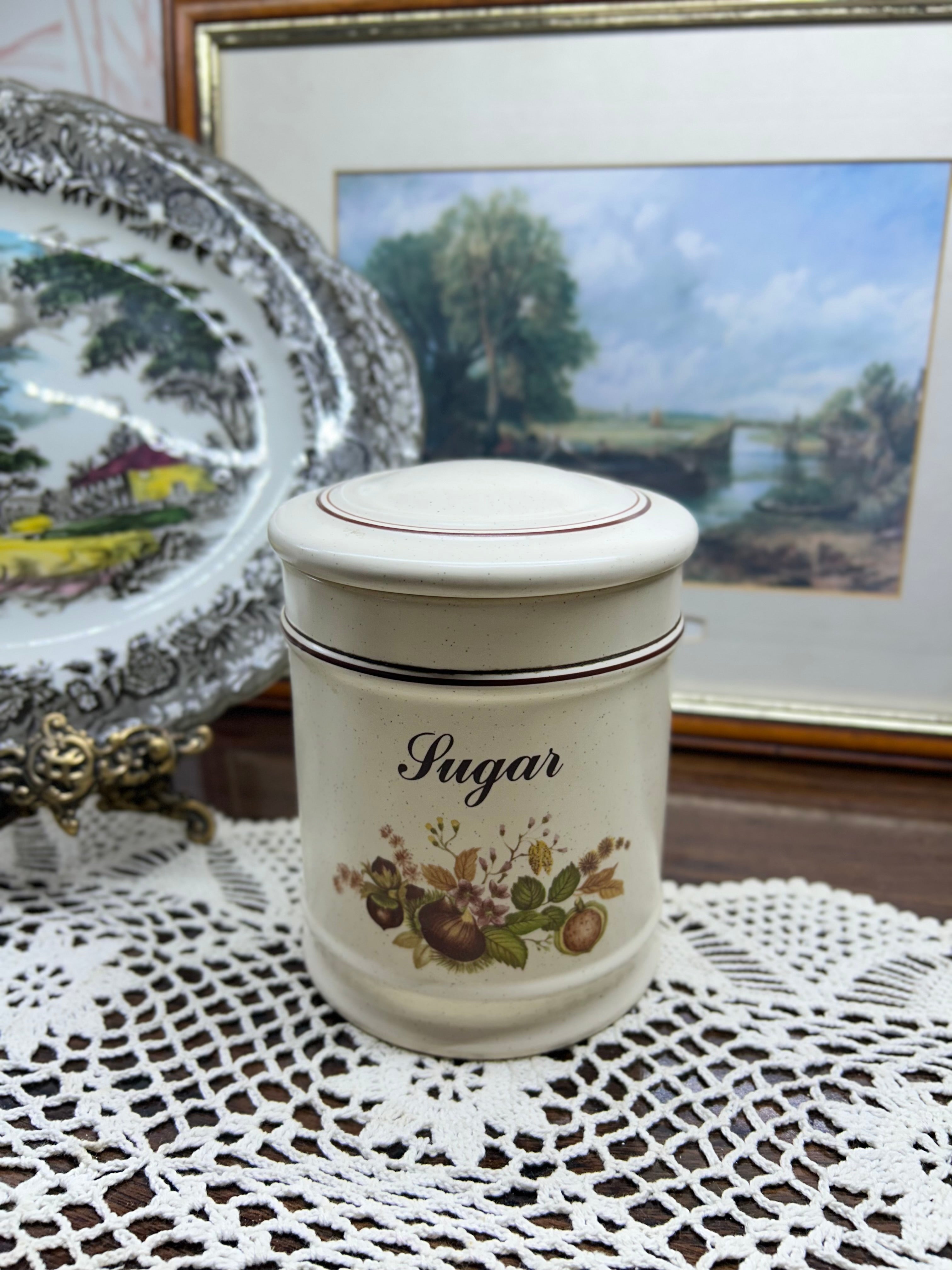 Vintage Westfield Pottery Sugar Storage Jar Canister Pot — England