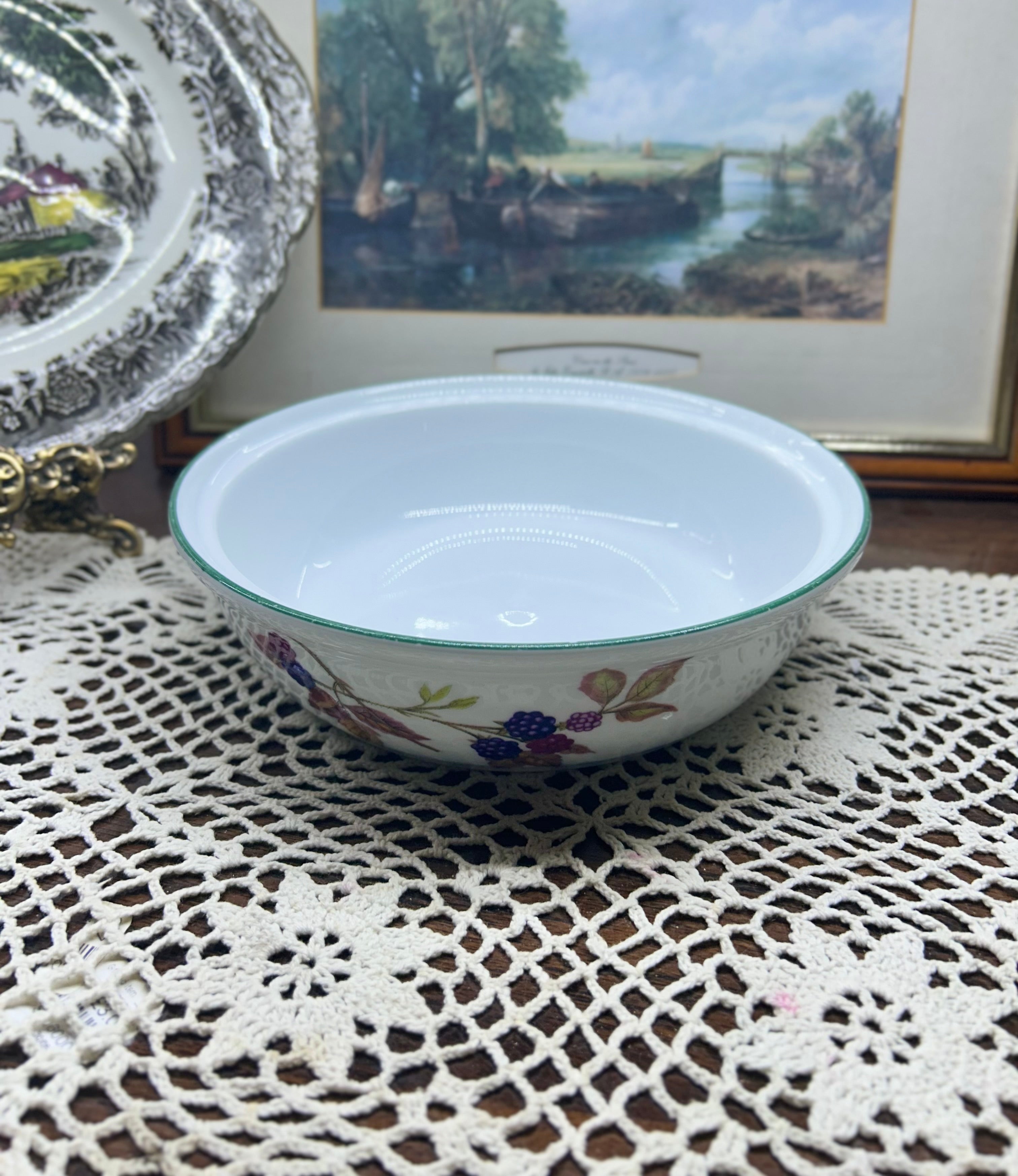 Royal Worcester Fine Porcelain "Evesham" oven-to-tableware baking dish