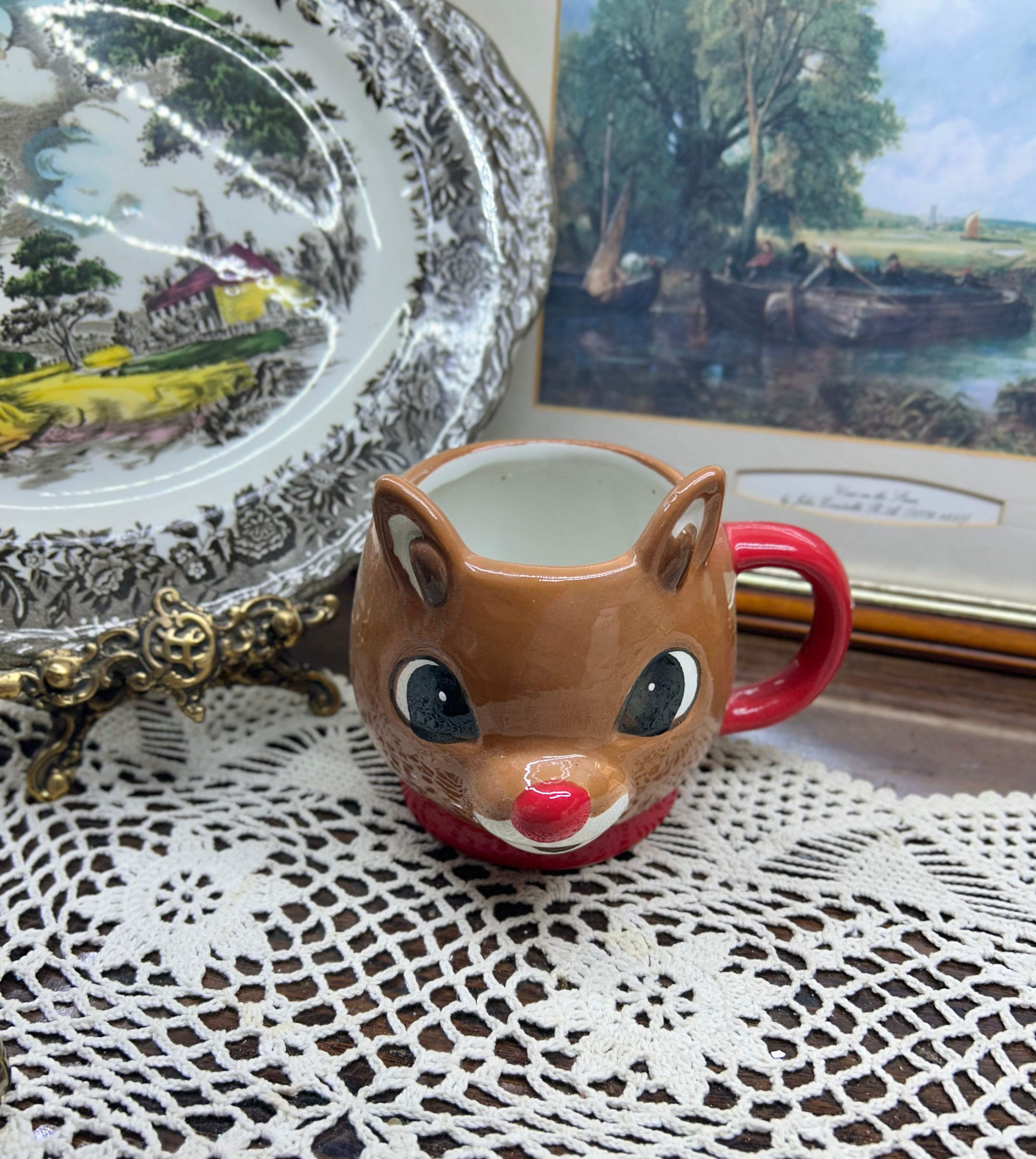 Rudolph The Red Nosed Reindeer ceramic Mug