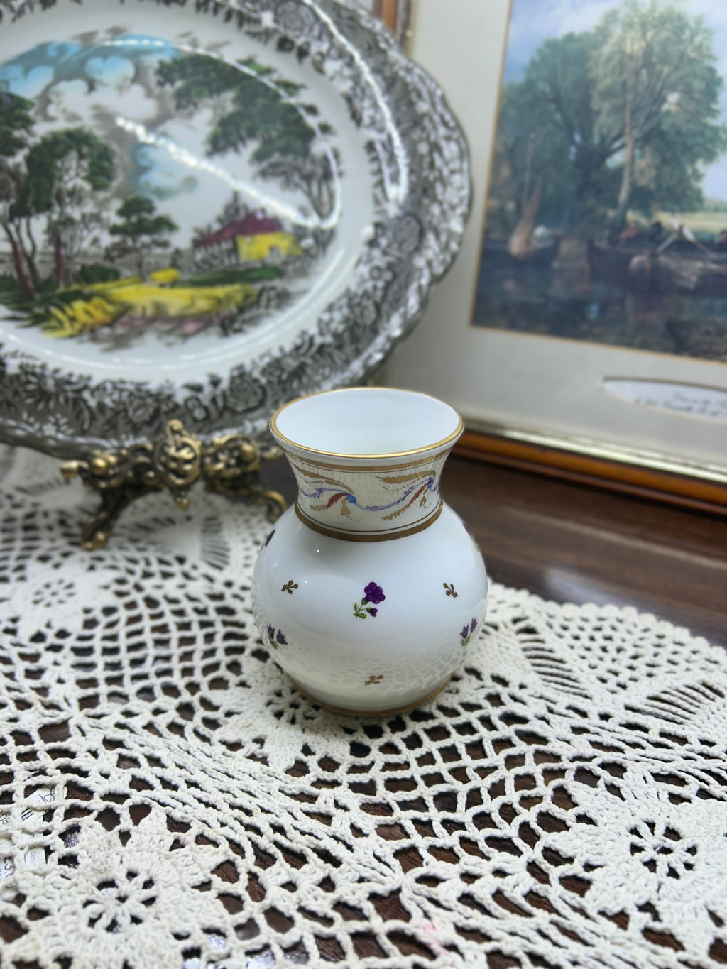 National Trust Fine Bone China Vase — England