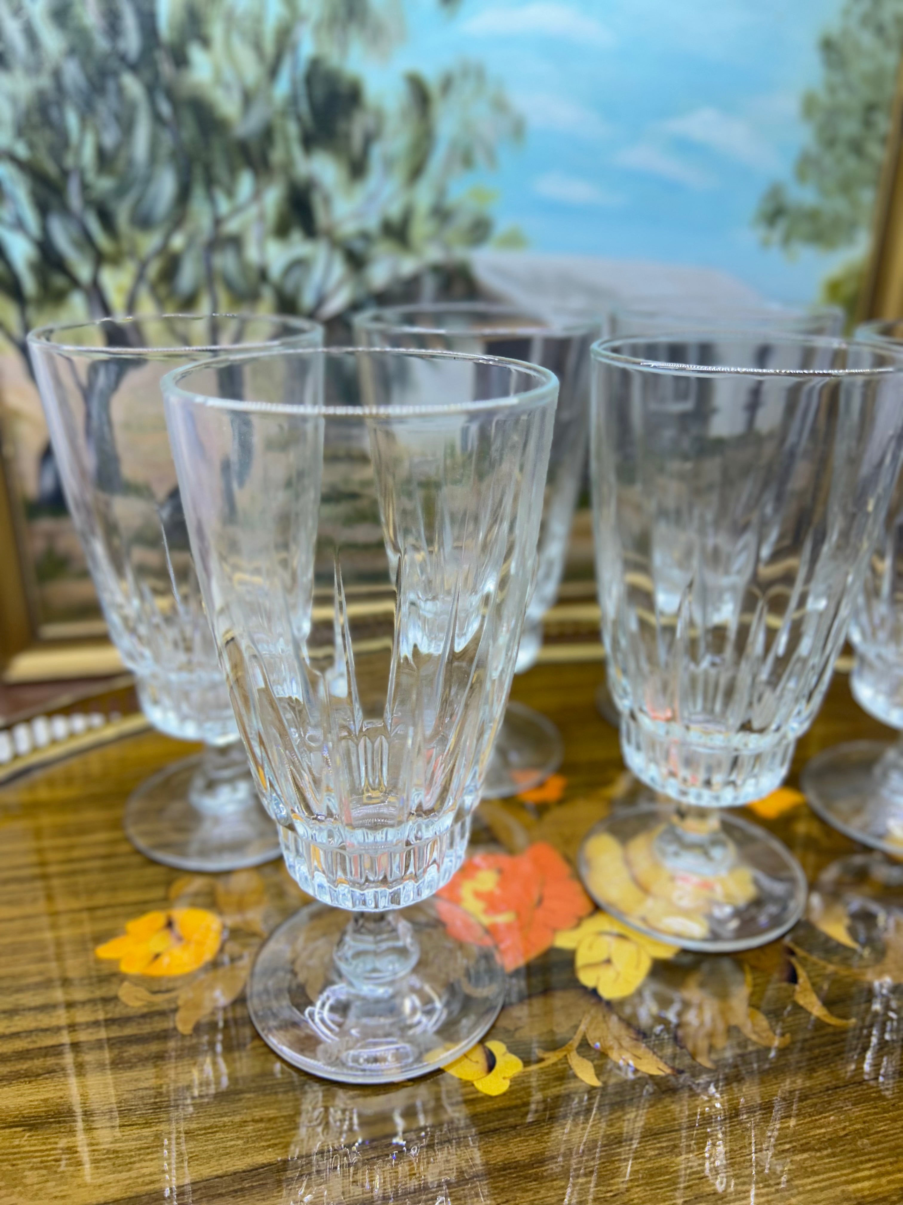 Luminarc Victoria Tall Sundae Glasses, French Glassware — Set of 12