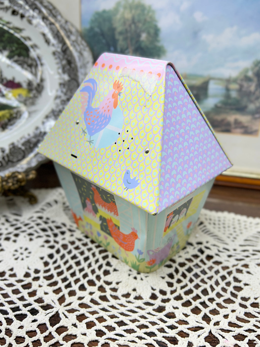 M&S Food Collector’s Shortbread Clucking Hen House storage tin from the Easter collection