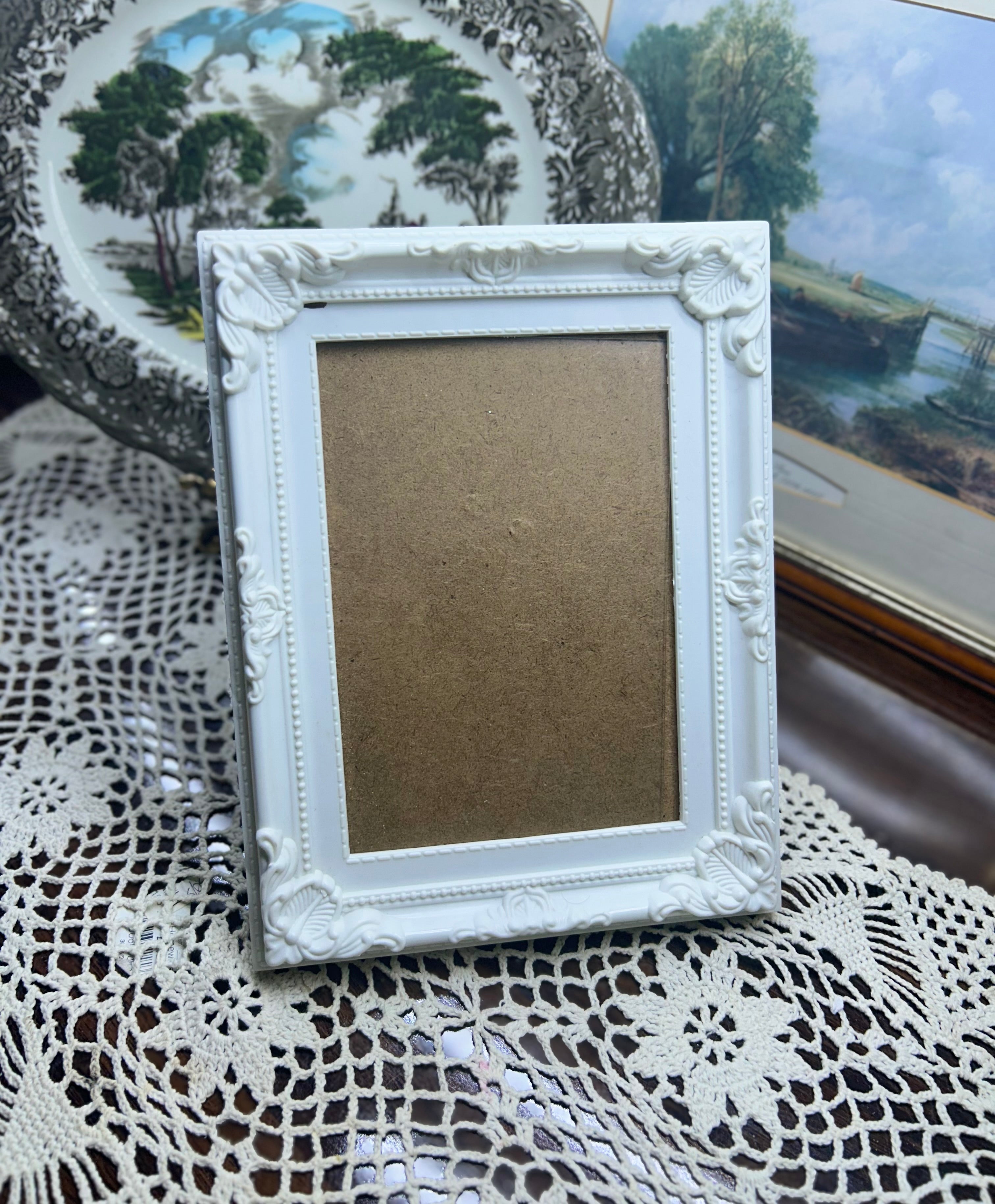 Plastic photo frame