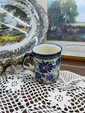 Vintage handpainted cermaic mug — England