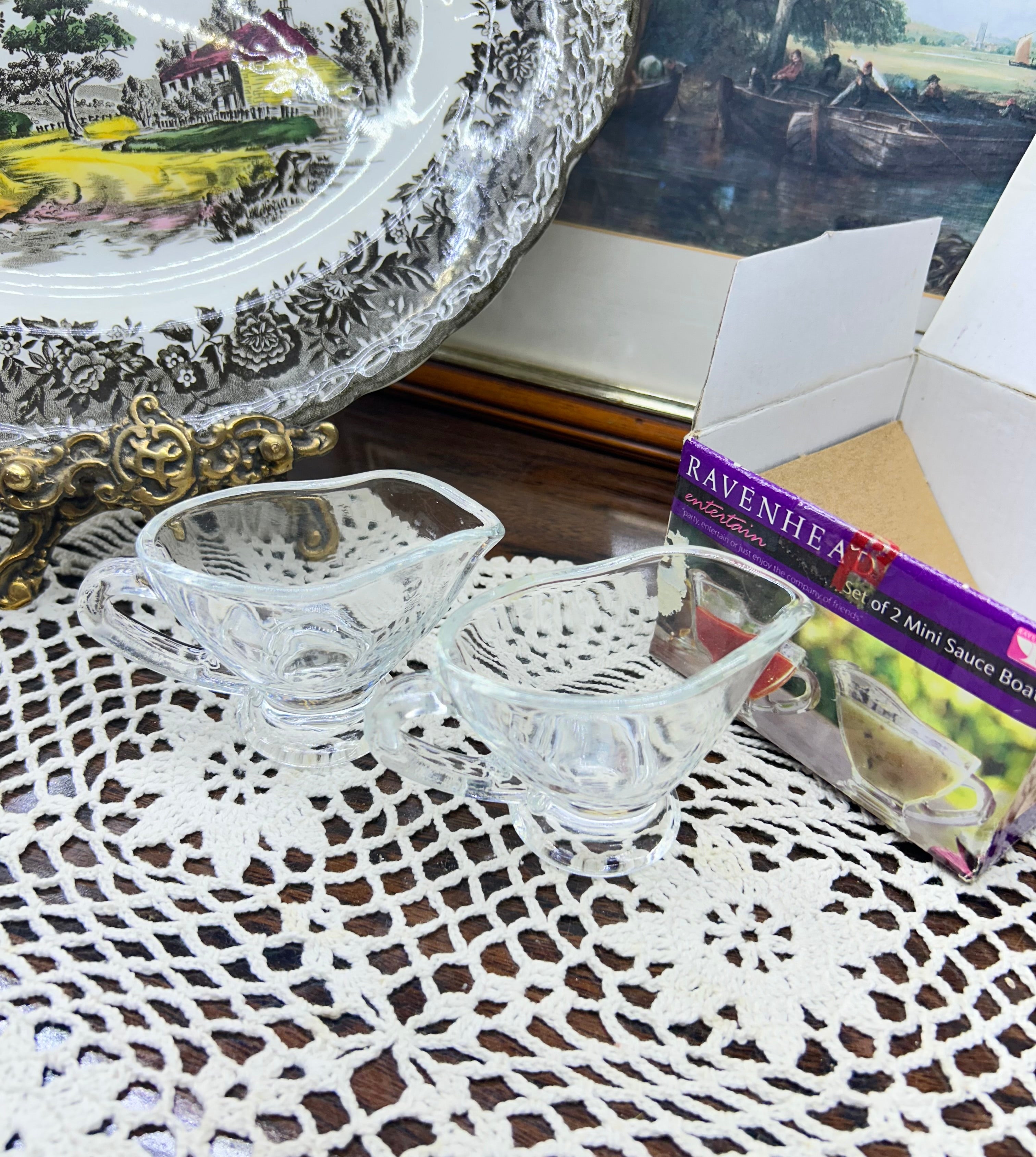 Ravenhead Entertain mini sauce boat set — England
