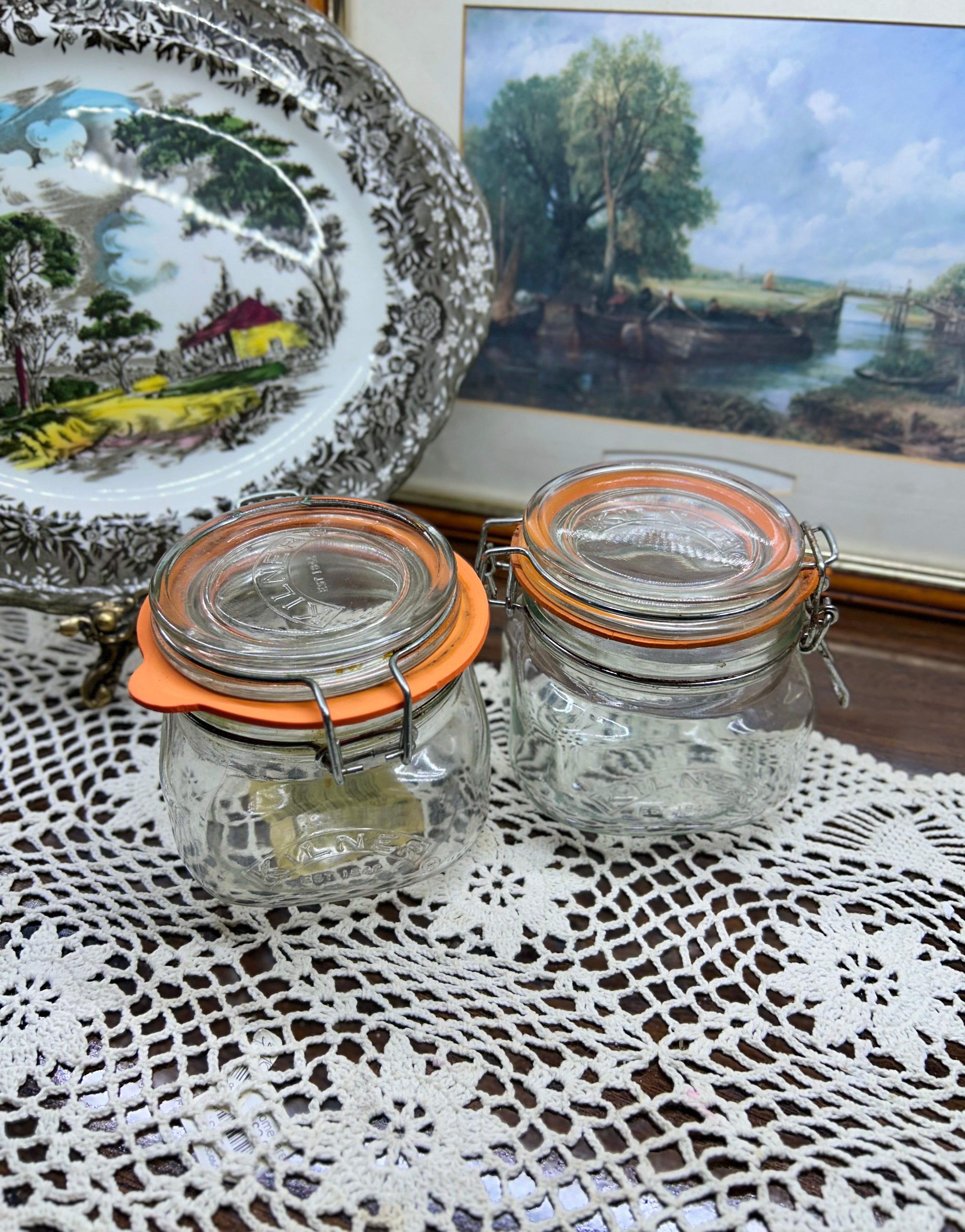 Kilner clip top jars, which are designed for preserving and storing food 550ml — Set of 2