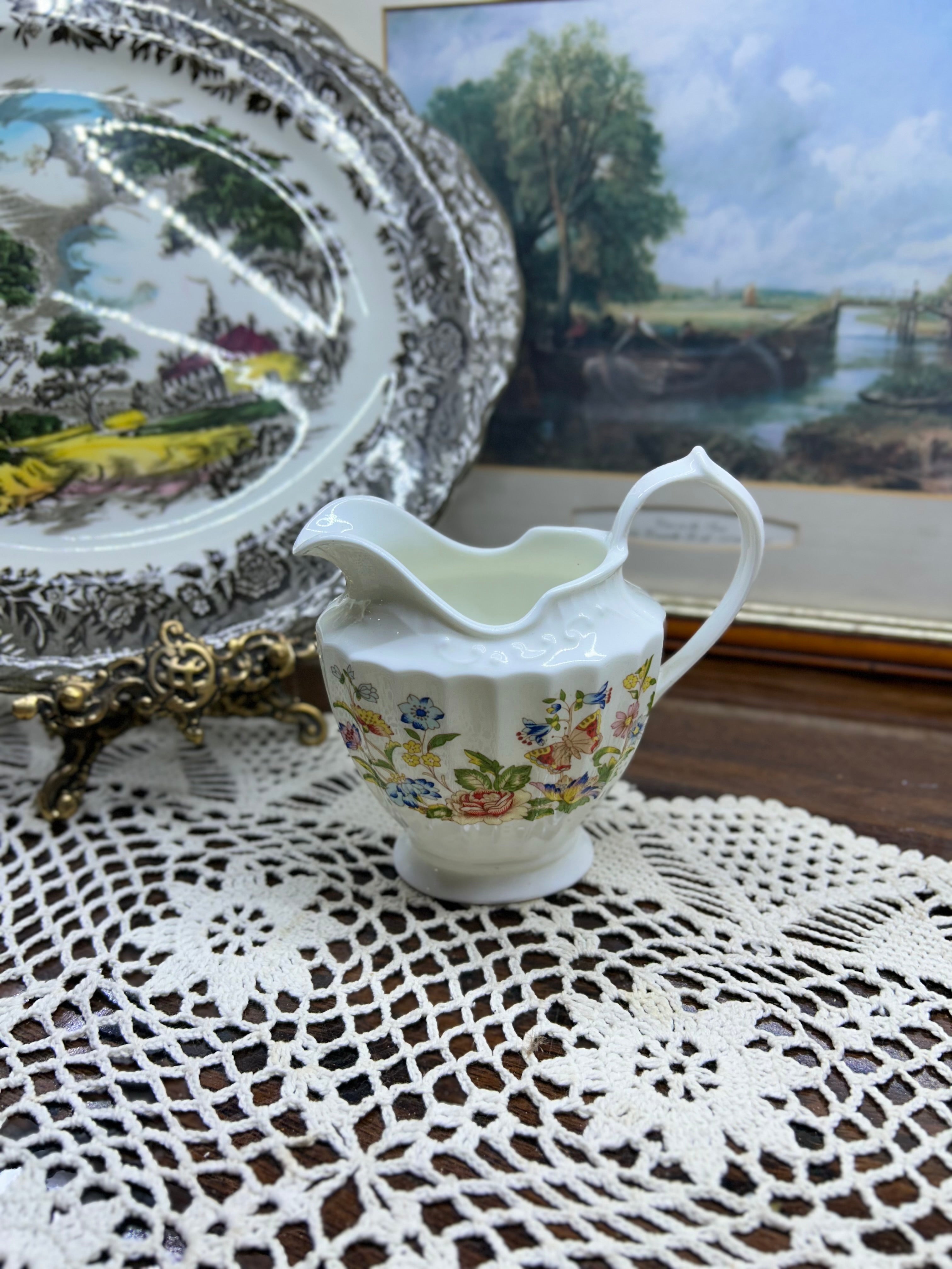 Aynsley - Cottage Garden - Milk Jug (Narrow Base)