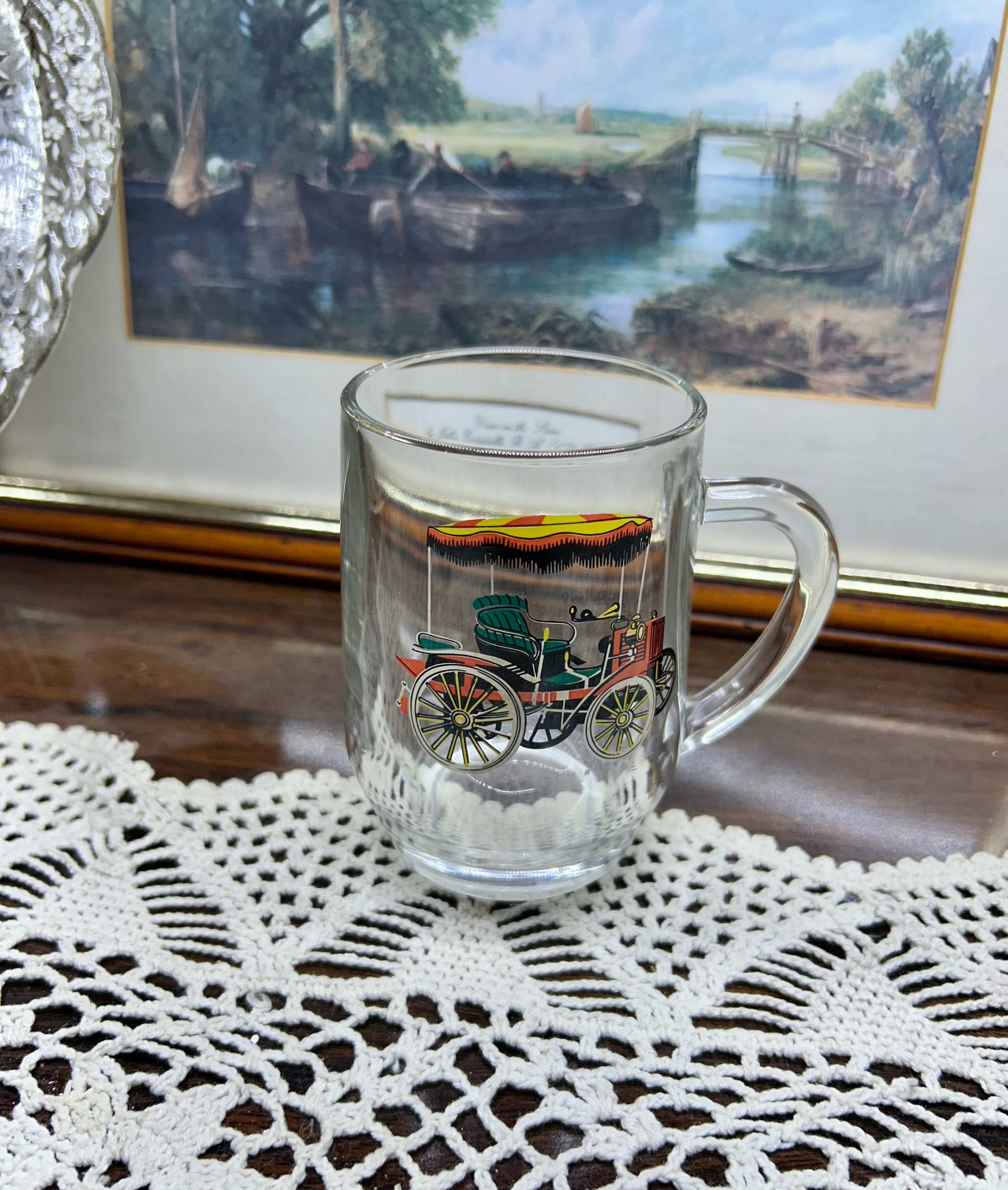 Vintage Hazel-Atlas 1950's glass mug
