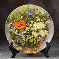 Vintage Furstenberg "Wild Beauties" decorative porcelain collector plate from 1989