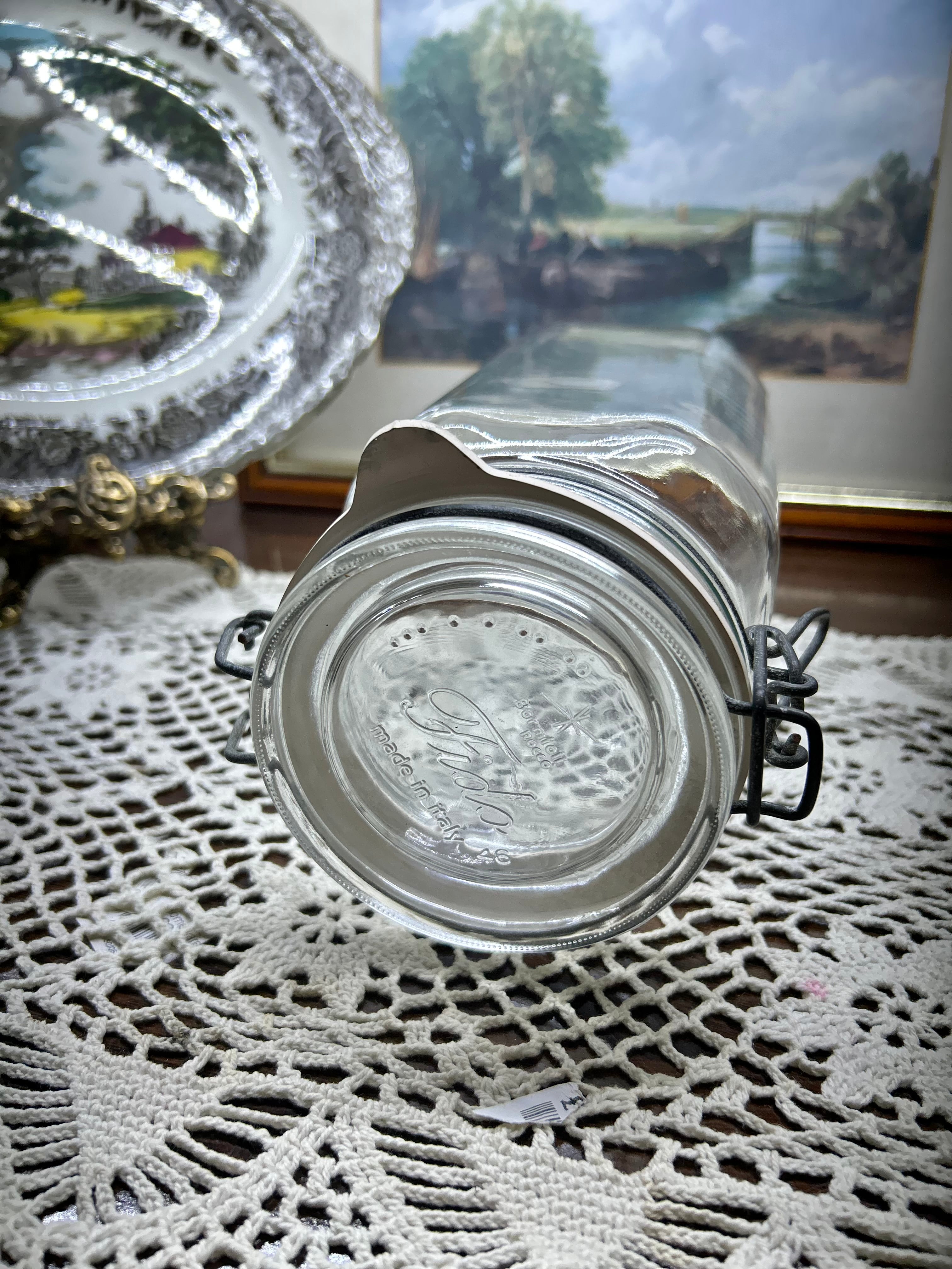 Bormioli Rocco Fido Glass Jar 1.5Litres — Italy
