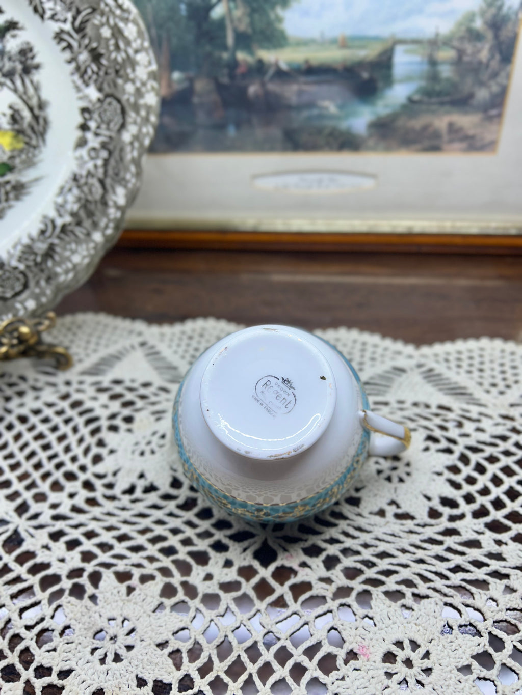 Vintage Harlequin Crown Regent Milk Jug/ Creamer