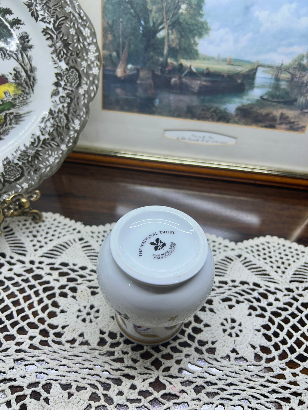 National Trust Fine Bone China Vase — England