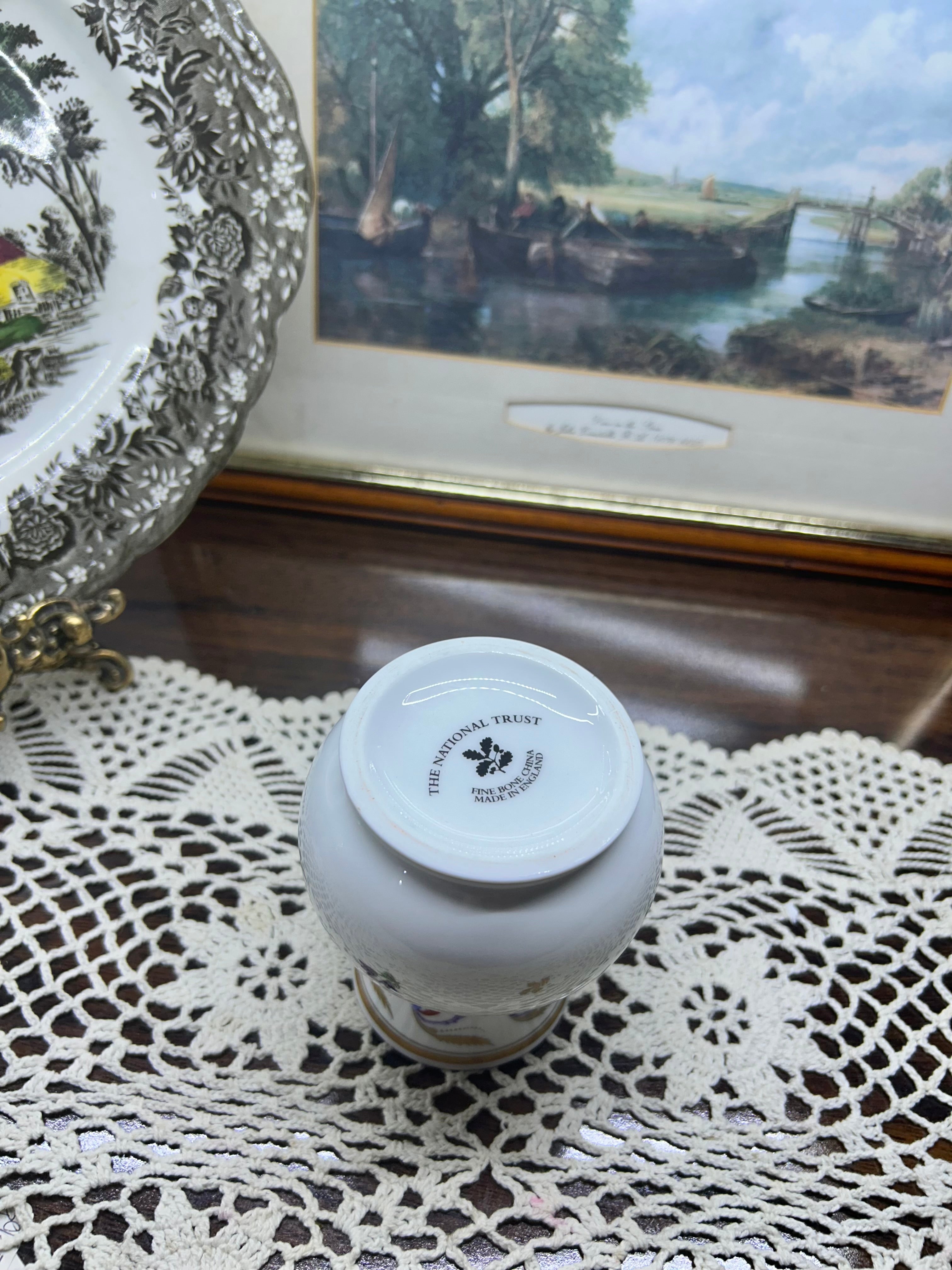 National Trust Fine Bone China Vase — England