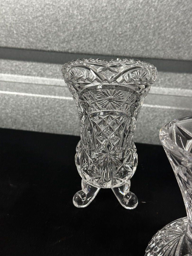 BEAUTIFUL CRYSTAL GLASS VASE 1970s/1980s Annahutte