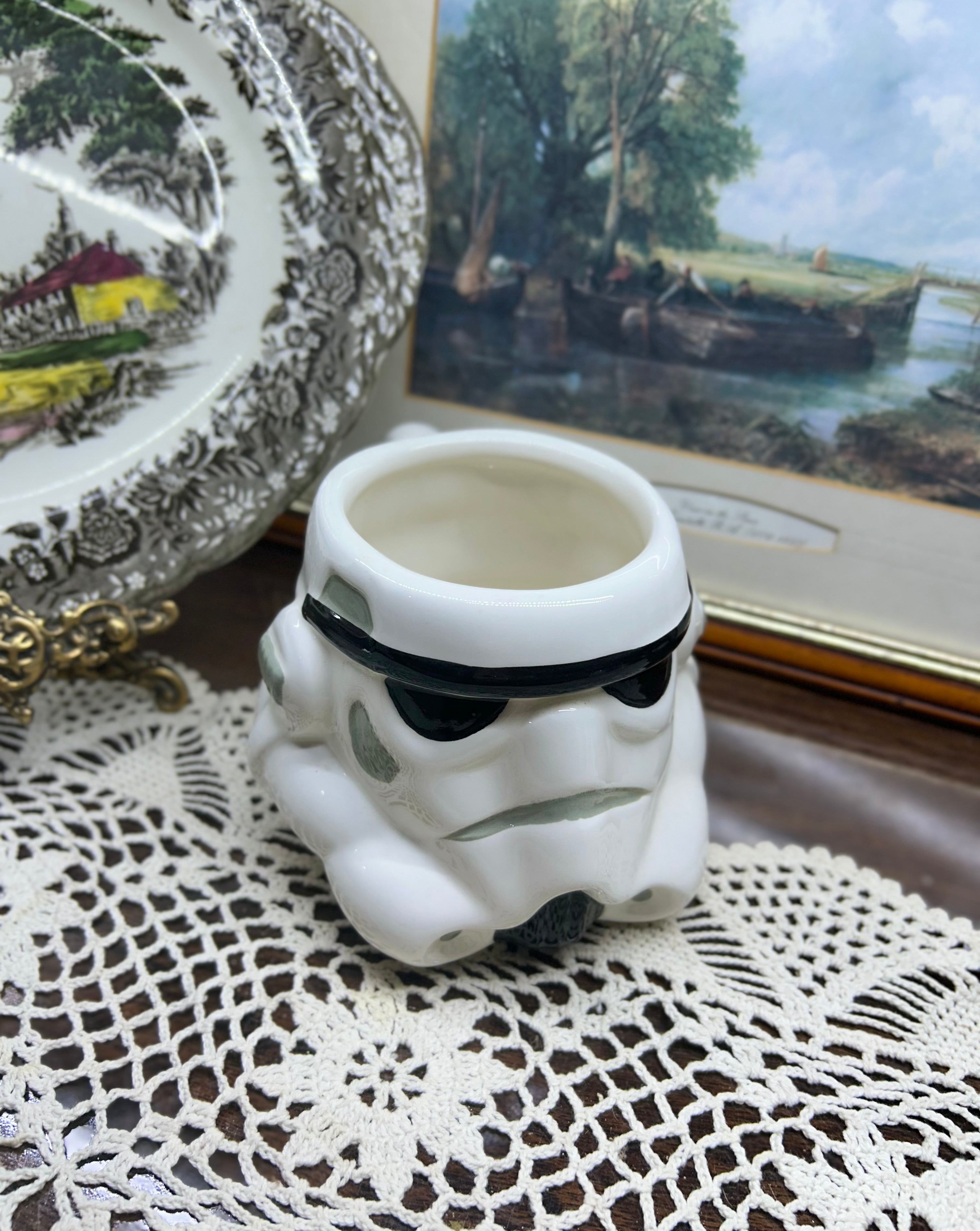 M&S Star Wars Stormtrooper 3D sculpted ceramic mug