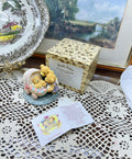 Avon Lovable Teddies "NEW ARRIVAL" figurine set — collectible