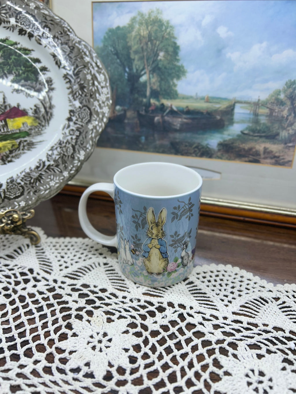 Vintage Peter Rabbit mug from the Beatrix Potter stories