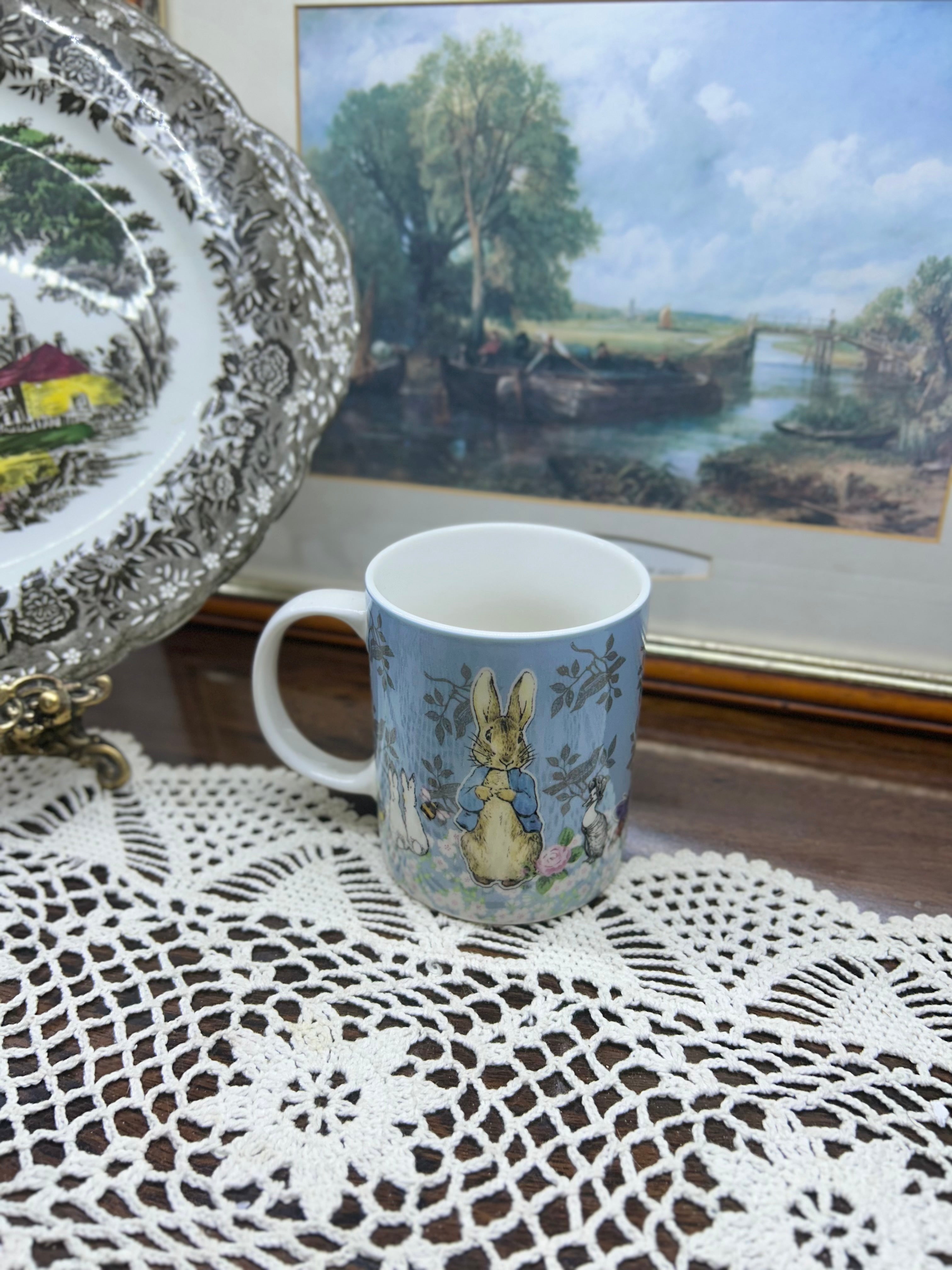 Vintage Peter Rabbit mug from the Beatrix Potter stories