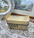 IKEA Art Déco 1950s shot glasses with colorful confetti dot design — boxed