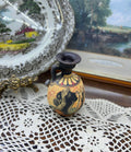 Greek Greek ceramic small oinochoe (wine jug) or amphora-style vase
