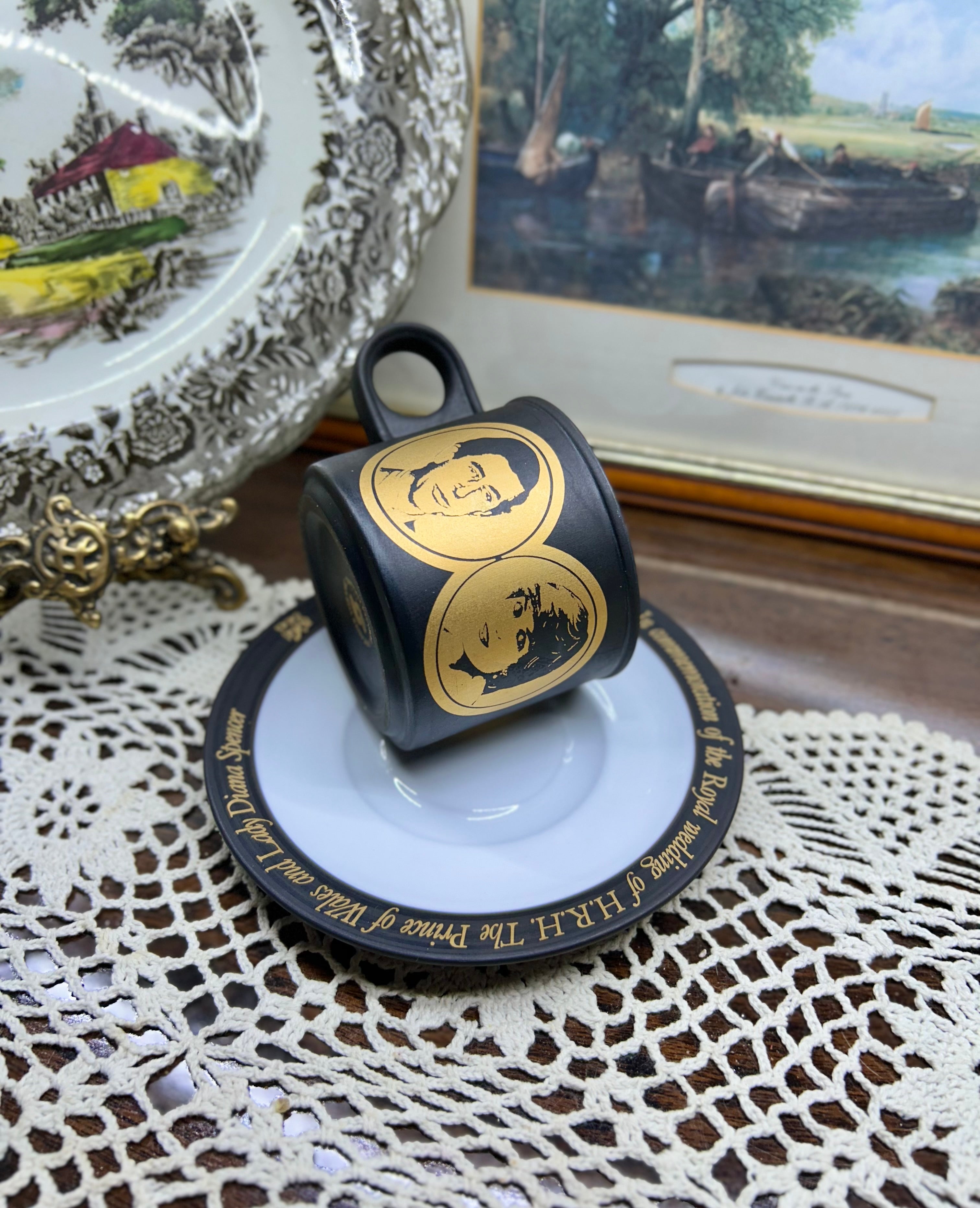Vintage Hornsea Lancaster Vitramic Commemoration Cup and Saucer set