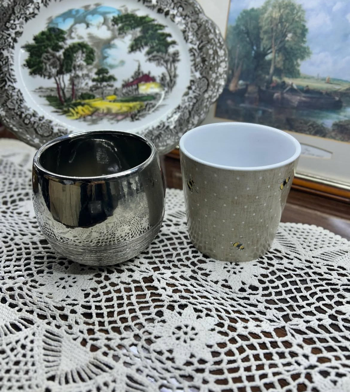 Ceramic planter pots — SET OF 2