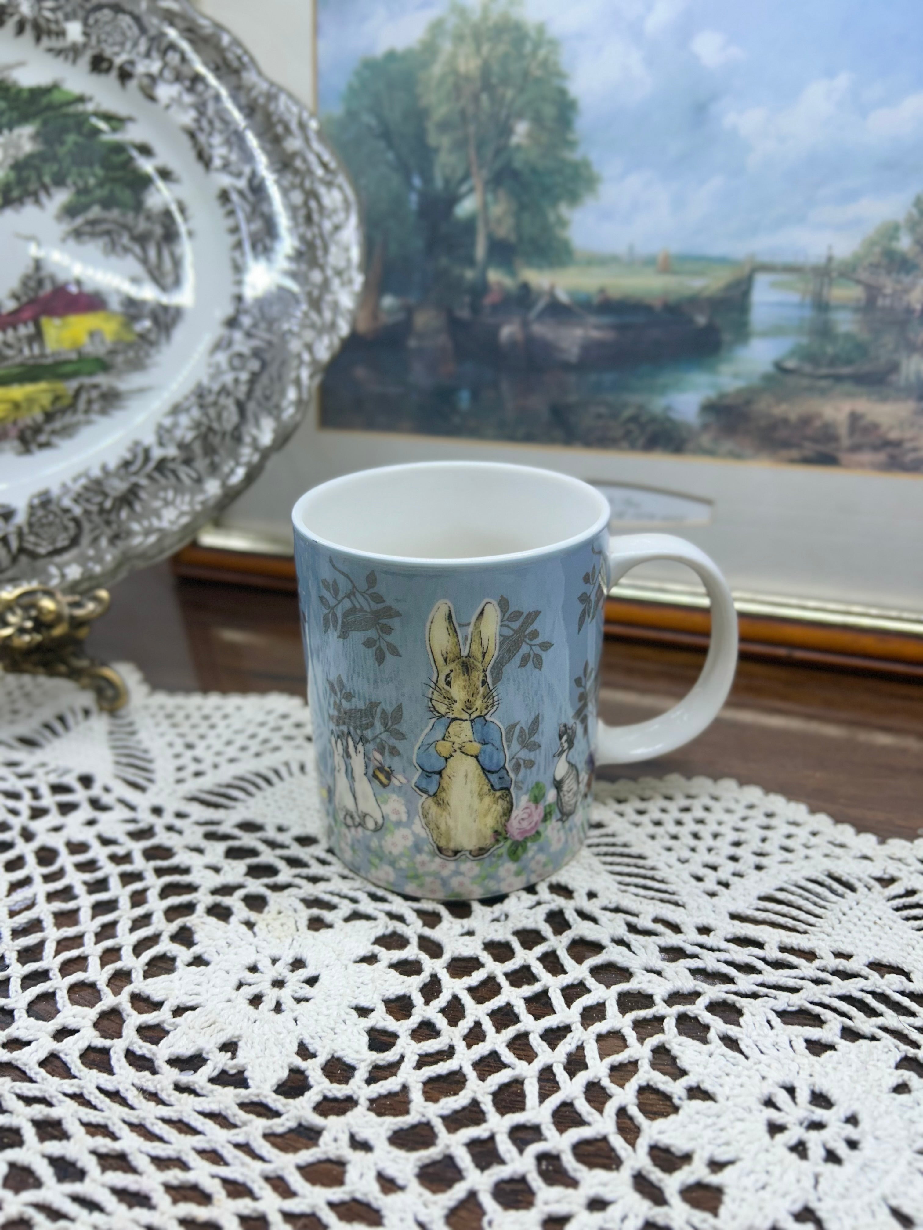 Vintage Peter Rabbit mug from the Beatrix Potter stories