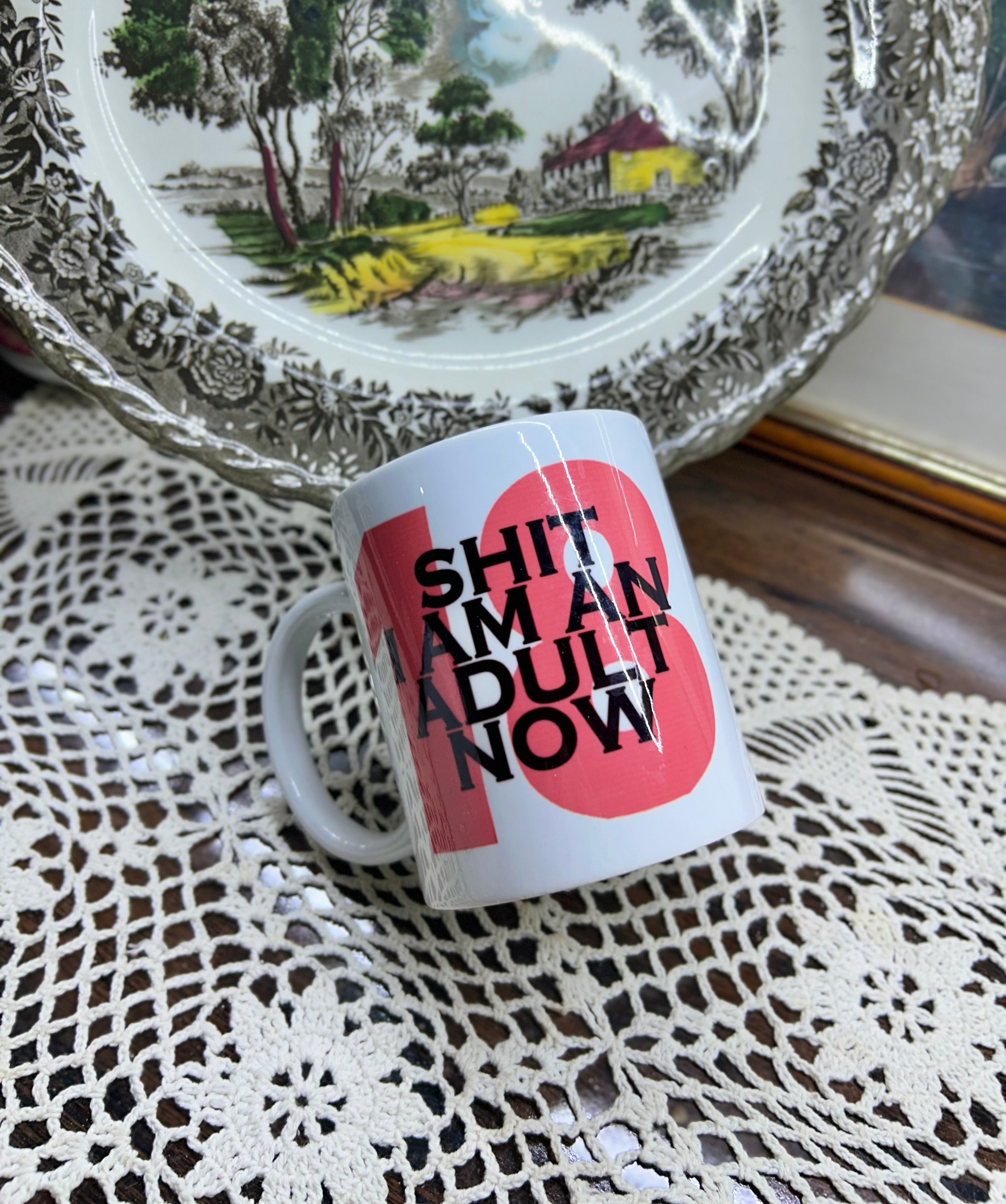 Ceramic 18th birthday mug