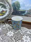Floral ceramic initial “J” mug