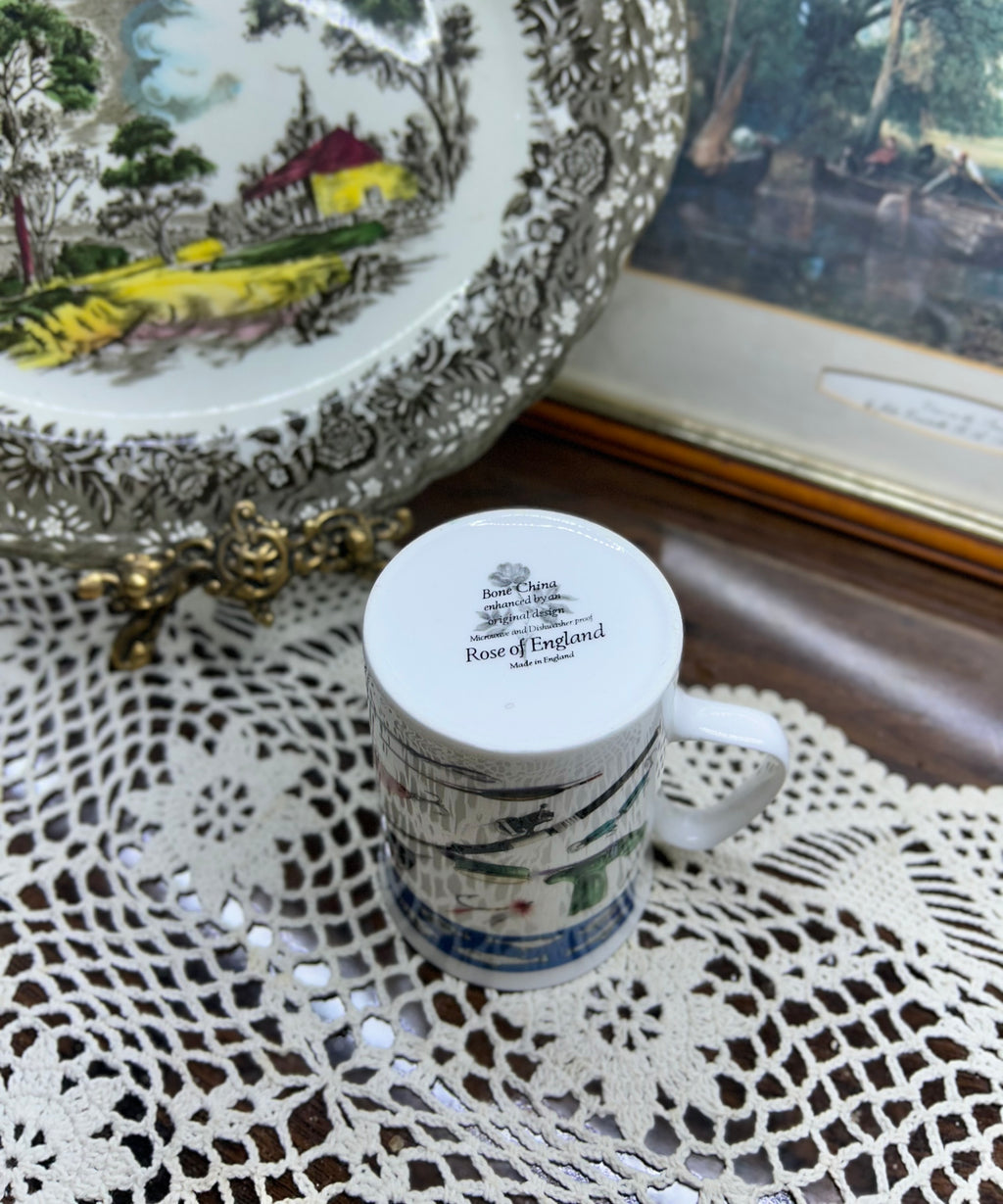 Roses of England “Fly fishing” — fine bone China mug
