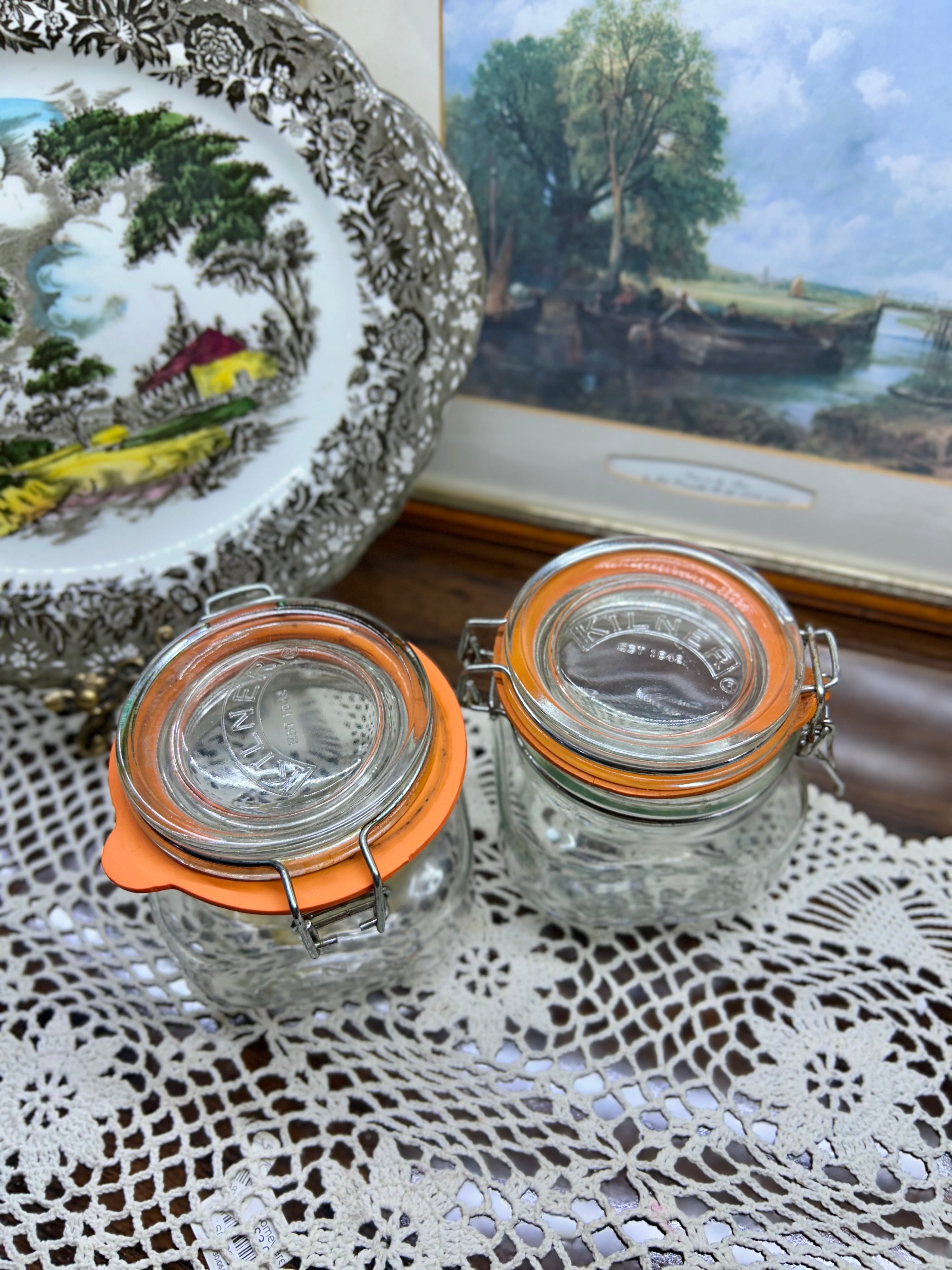 Kilner clip top jars, which are designed for preserving and storing food 550ml — Set of 2