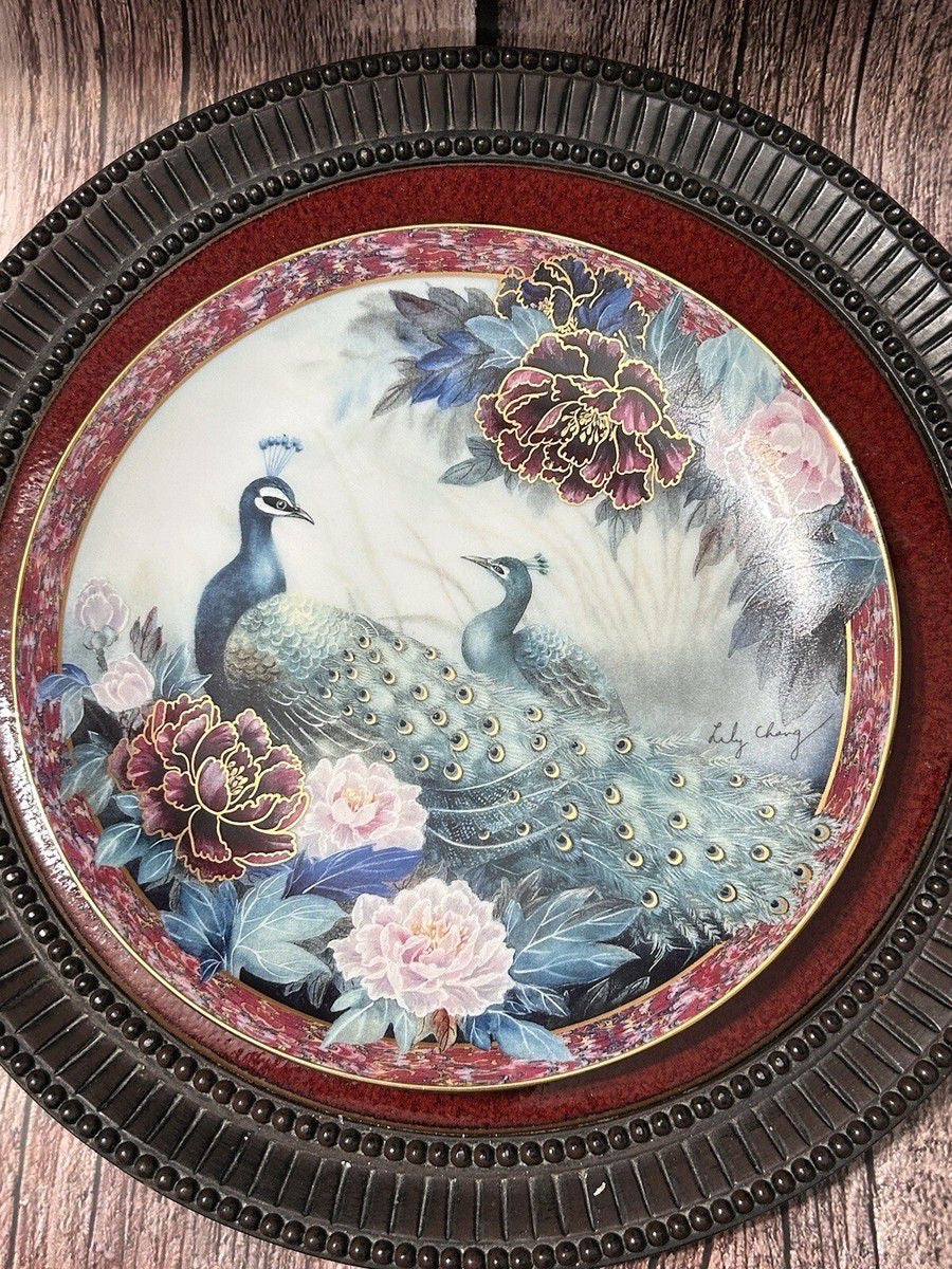 Vintage 1992 - "Tranquility" by Lily Chang - Gardens of Paradise Collector Plate 8”