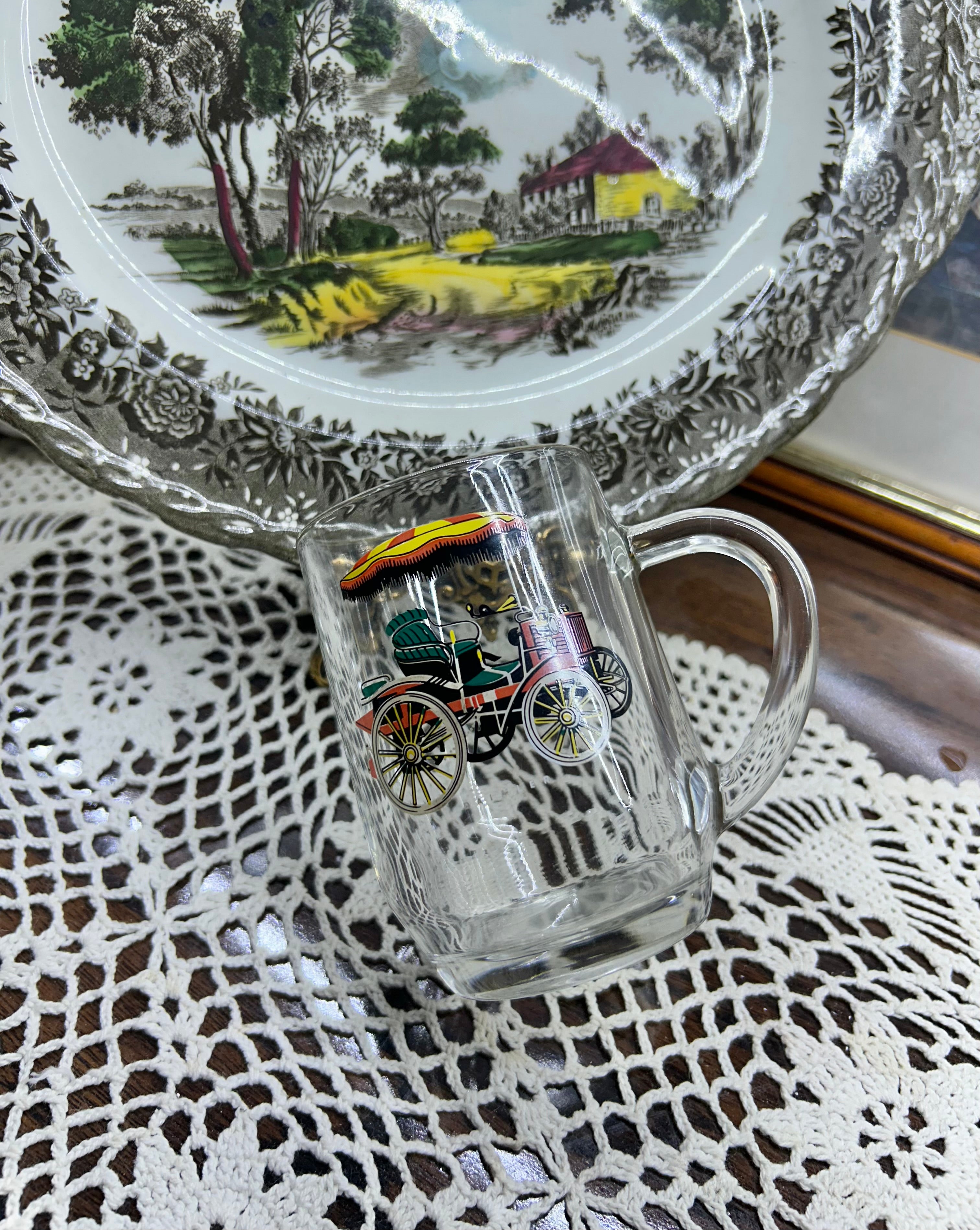 Vintage Hazel-Atlas 1950's glass mug