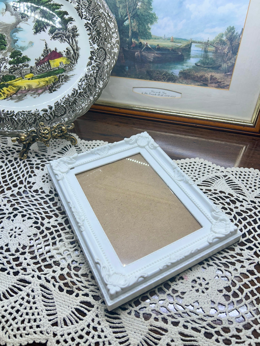 Plastic photo frame