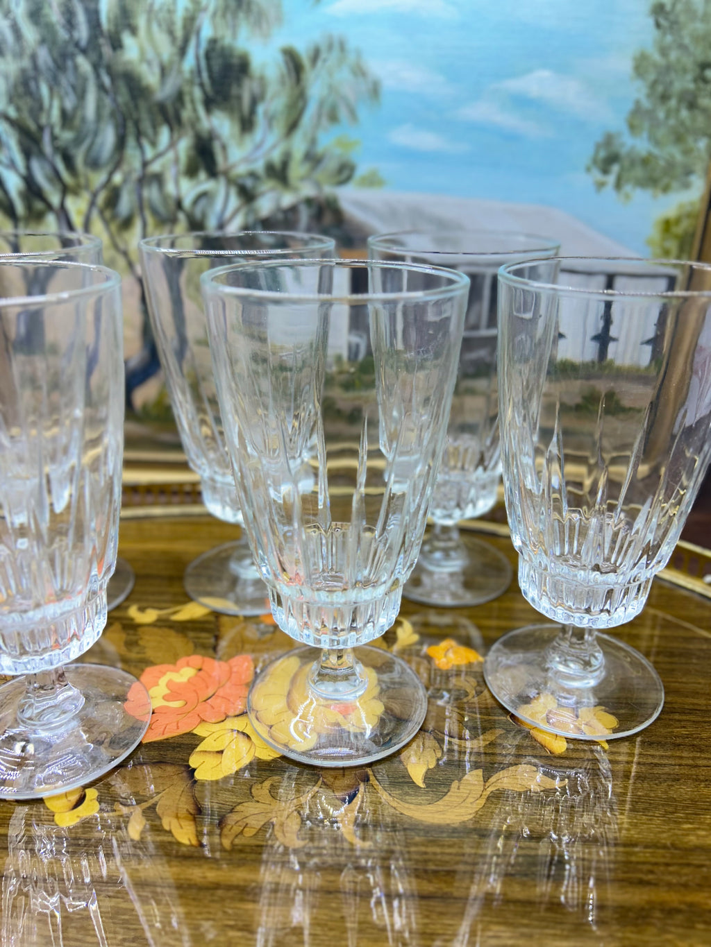 Luminarc Victoria Tall Sundae Glasses, French Glassware — Set of 12