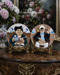Pair of Vintage “Jack Tar” Collectible 3D Plates by Davenport Pottery, Staffordshire