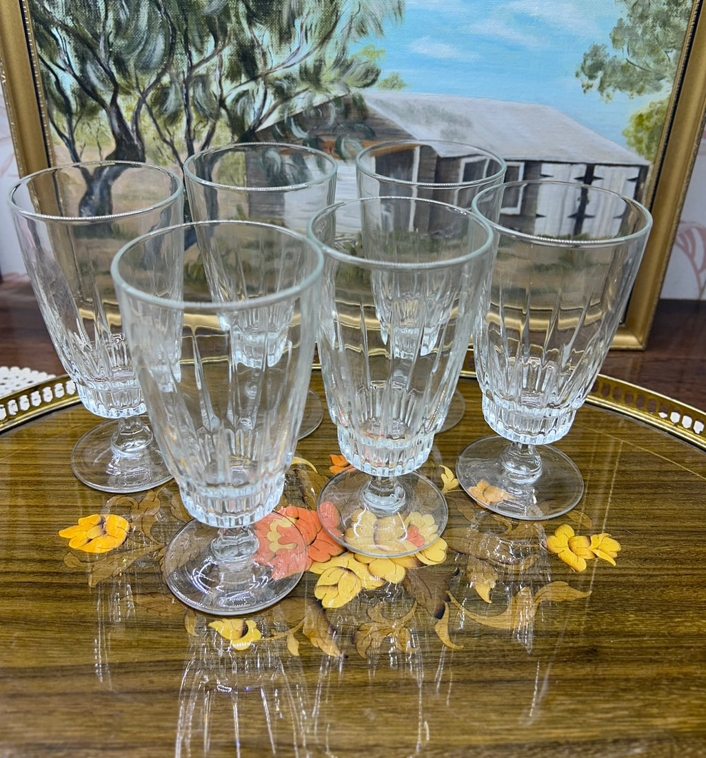 Luminarc Victoria Tall Sundae Glasses, French Glassware — Set of 12