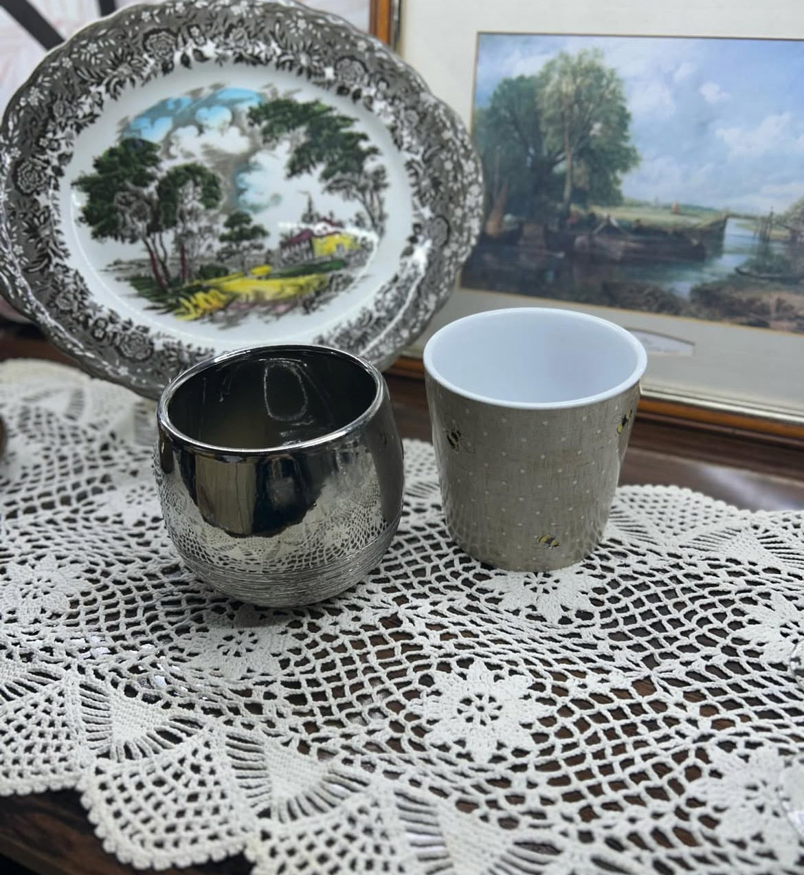 Ceramic planter pots — SET OF 2