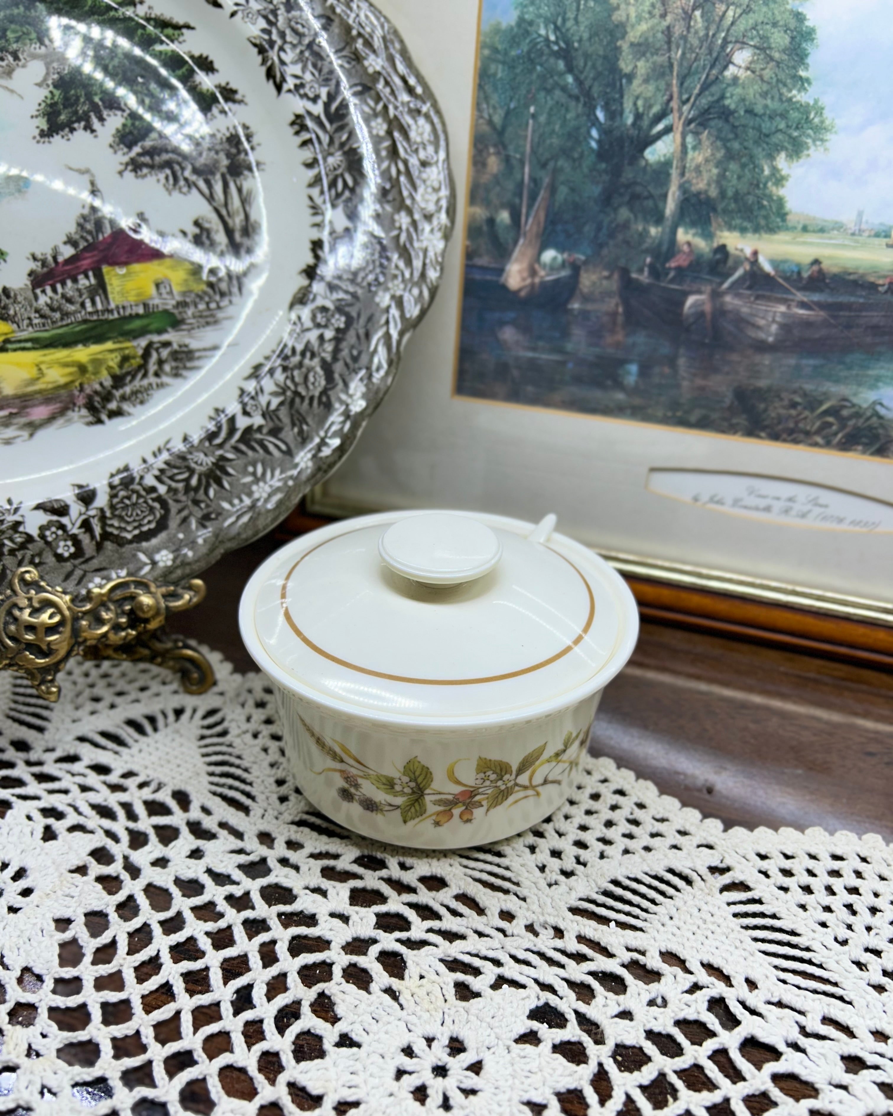 Marks and Spencer (M&S) Harvest Melamine Lidded Sugar Pot