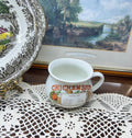 Retro soup mug featuring chicken soup recipe