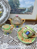 Vintage MARUTOMO cottage ware tea set for one — JAPAN