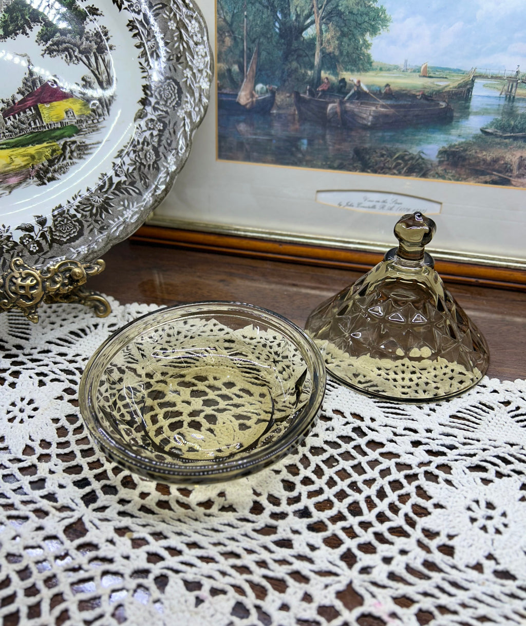 Moroccan glass tagine