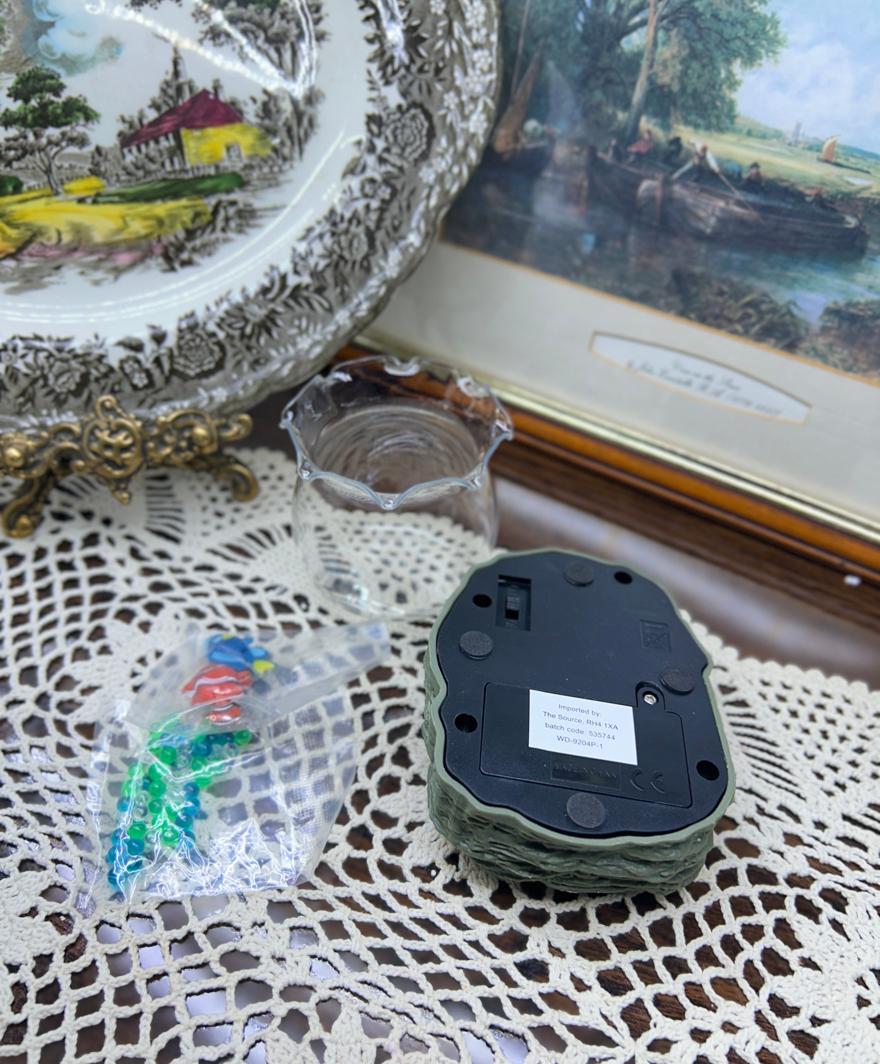 Westminster battery-operated toy fish bowl with complete accessories
