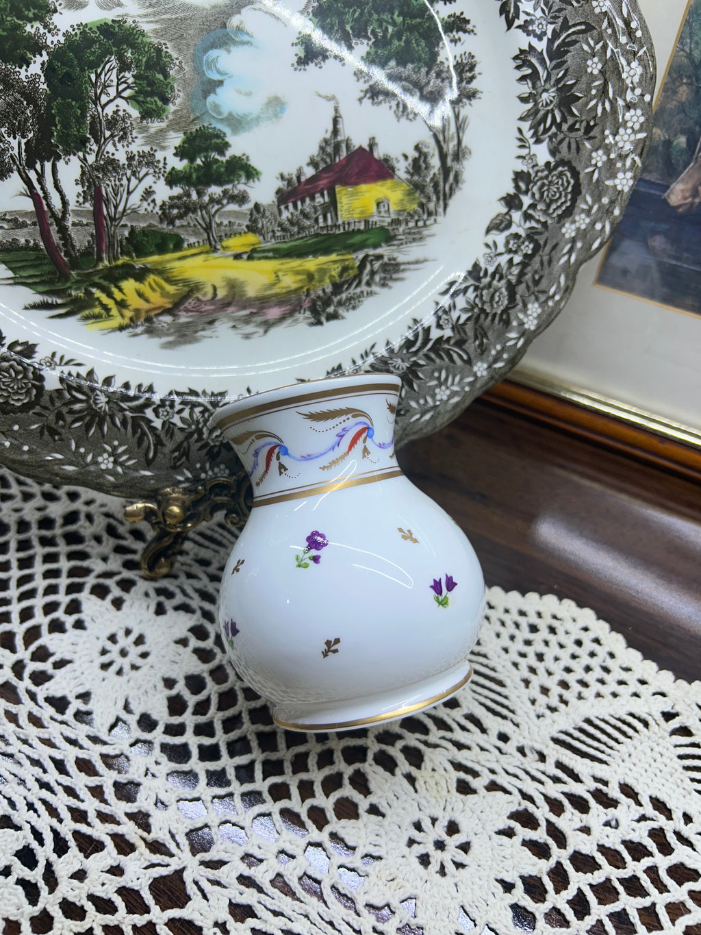 National Trust Fine Bone China Vase — England