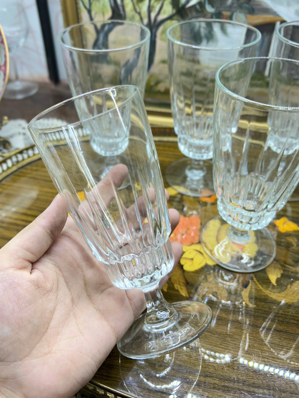 Luminarc Victoria Tall Sundae Glasses, French Glassware — Set of 12