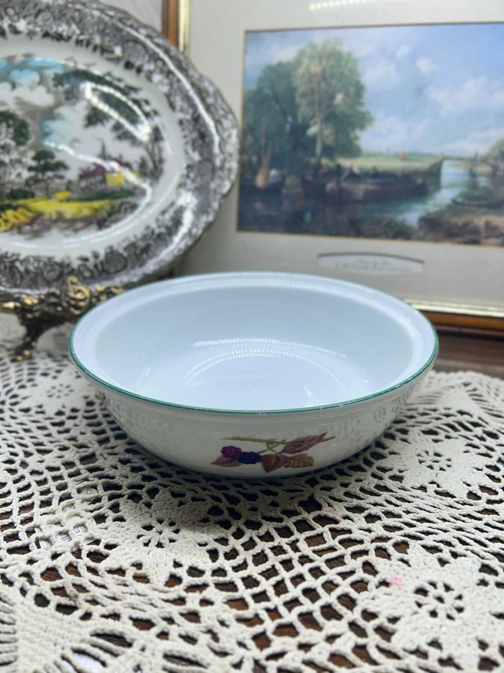 Royal Worcester Fine Porcelain "Evesham" oven-to-tableware baking dish