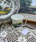 Westminster tea cup featuring a vintage Morris car — fine bone China