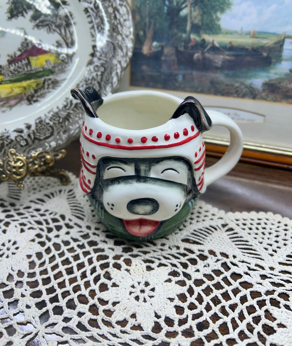 Tabletops 3D ceramic dog figural X-Large mug