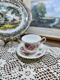 Vintage Royal Albert & Queen Anne teacup and saucer in the "Anemoes" pattern — England