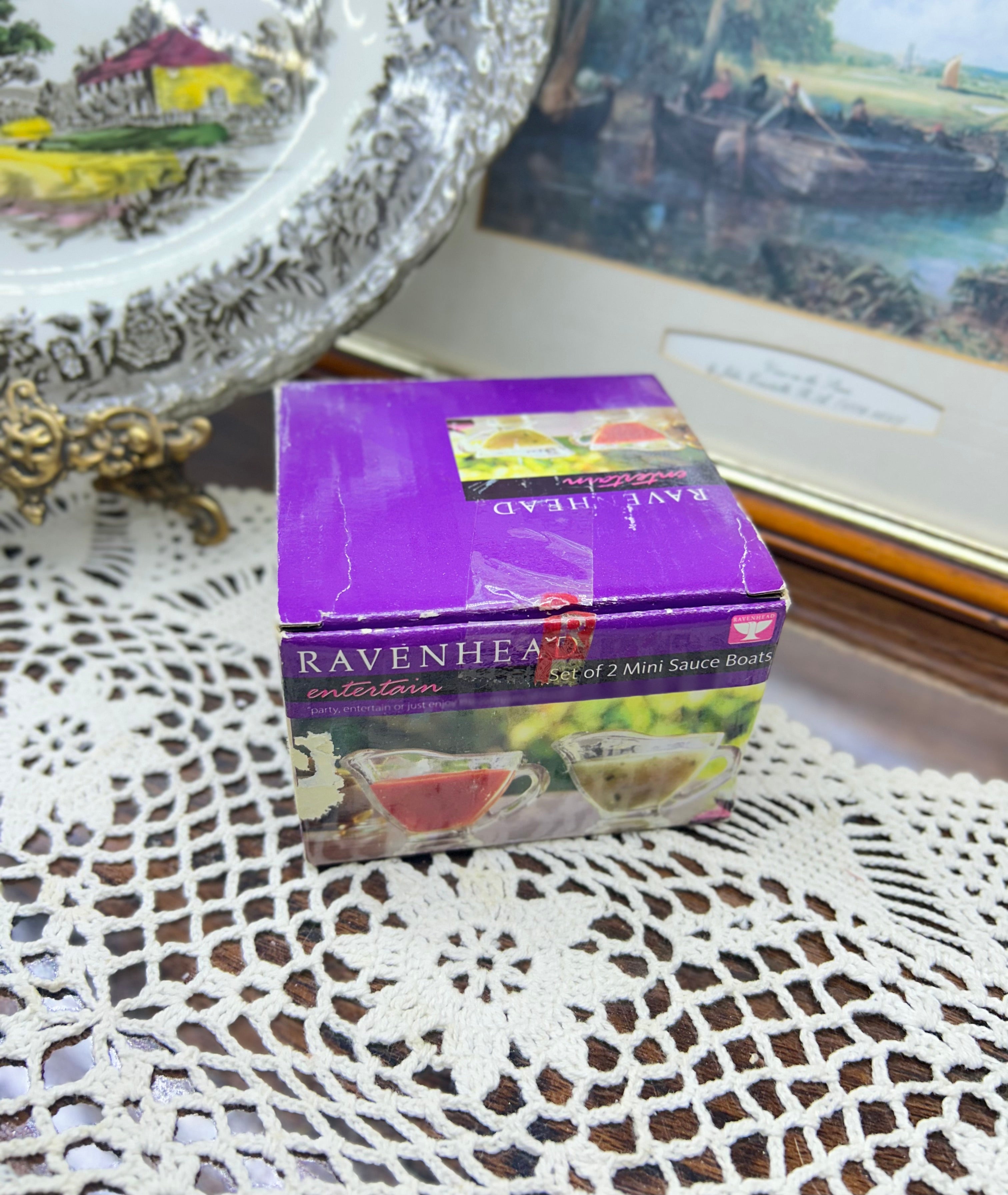 Ravenhead Entertain mini sauce boat set — England